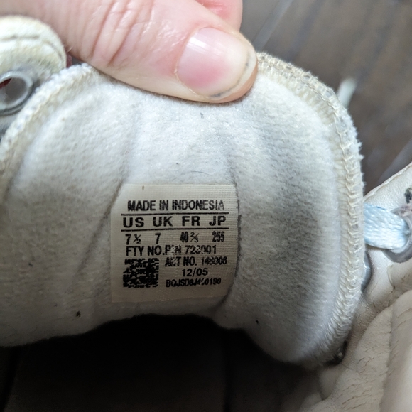 RETRO! Classic Adidas Originals Top Ten Hi Mens Leather Athletic sneaker size 7. - Picture 10 of 11